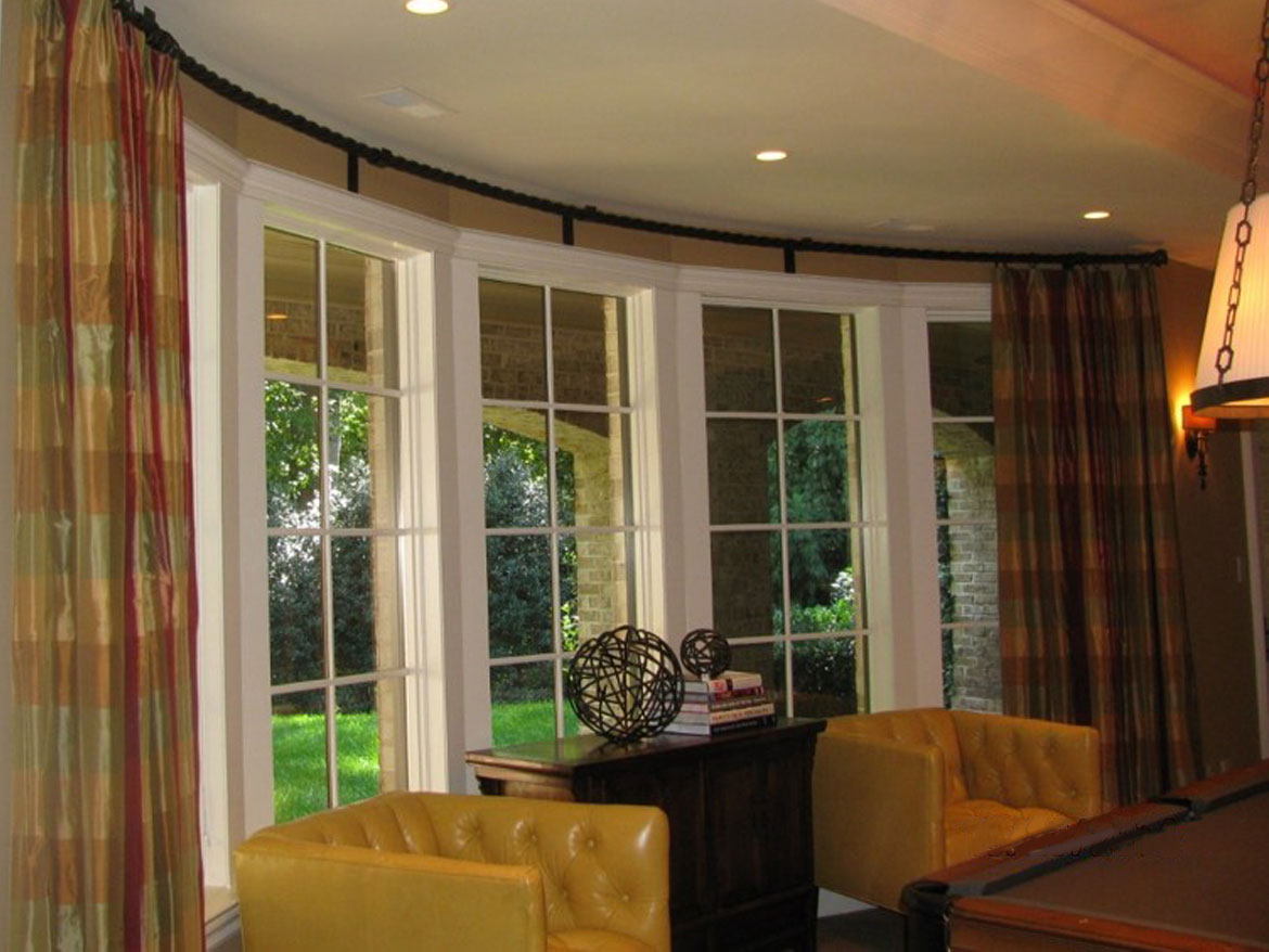 Family Room Before it was redesigned in Raleigh