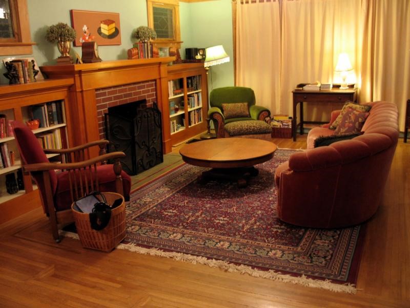Warm Raleigh Living Room