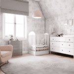 Window treatments for little girl nursery use that are safe and child-friendly