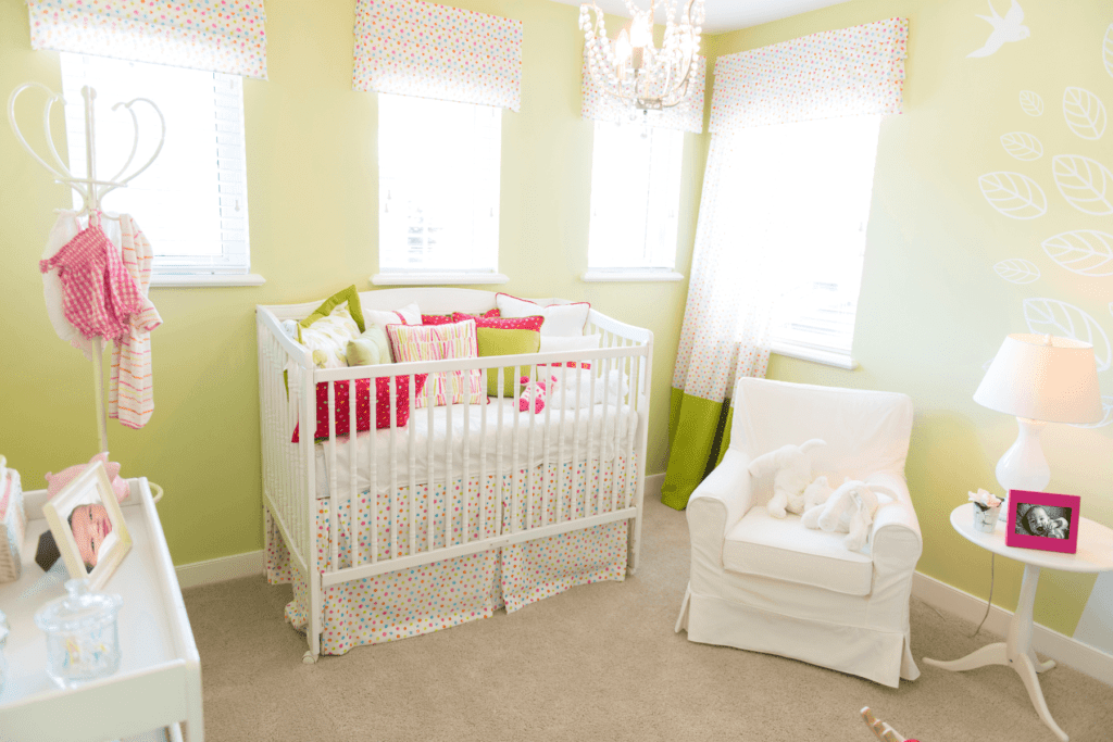 Window treatments for nursery use that are safe and child-friendly