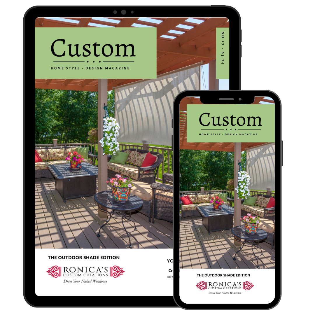 Ronica's custom creations Quarterly magazine The outdoor shade edition