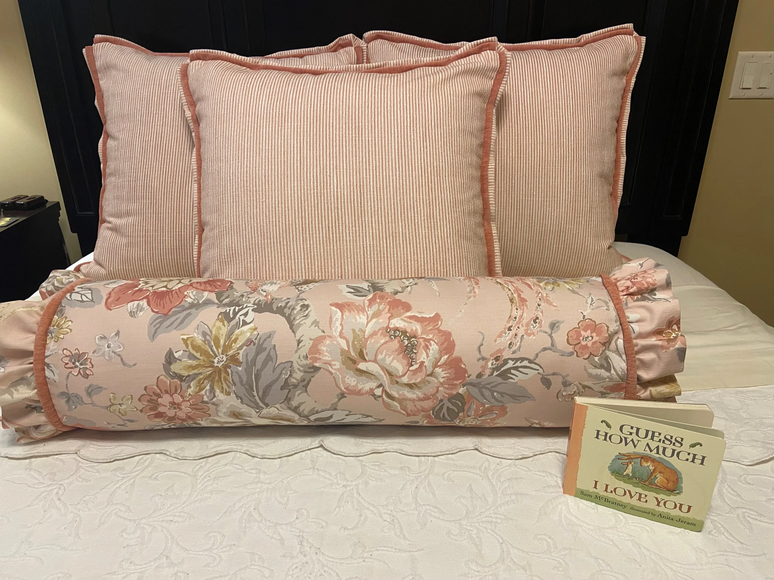 Custom bedding pillows
